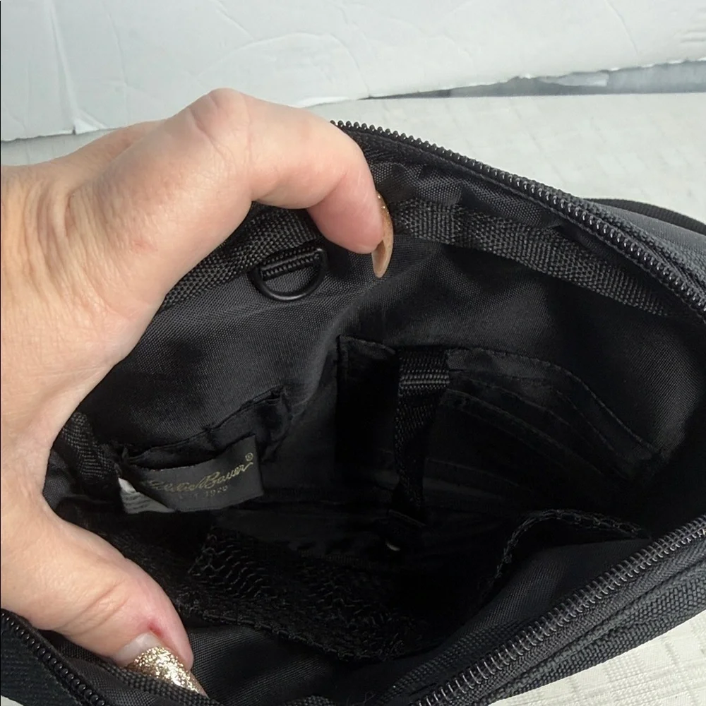 Eddie Bauer Black Messenger Bag